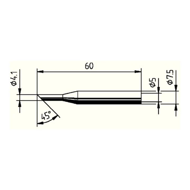 ERSA Lötspitze Serie 172 angeschrägt 2 Stück ( 4000872404 )