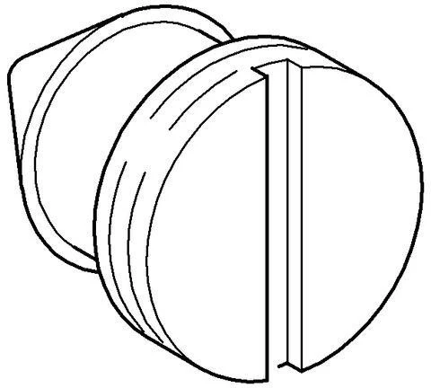 GROHE Vorabsperrung 43392 komplett – Ersatzteil für WC und Bidet
