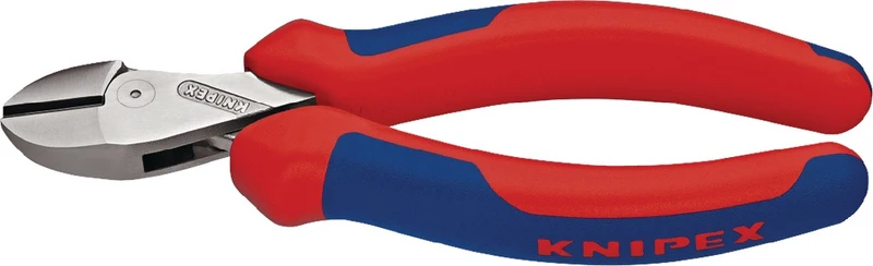 KNIPEX Kompaktseitenschneider X-Cut 160 mm verchromt – 40 % Kraftersparnis