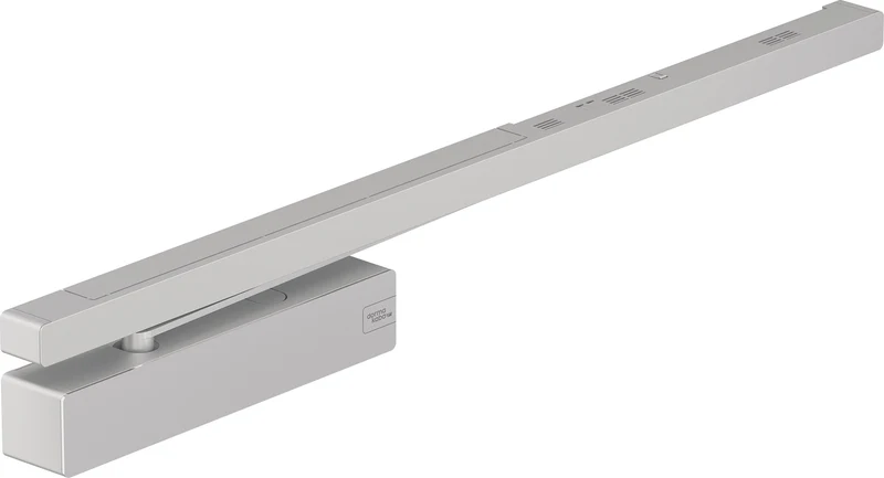 DORMAKABA Türschließer-Set TS 92 XEA EMR/BG silber EN 1-4 mit Rauchmelder und Gleitschiene