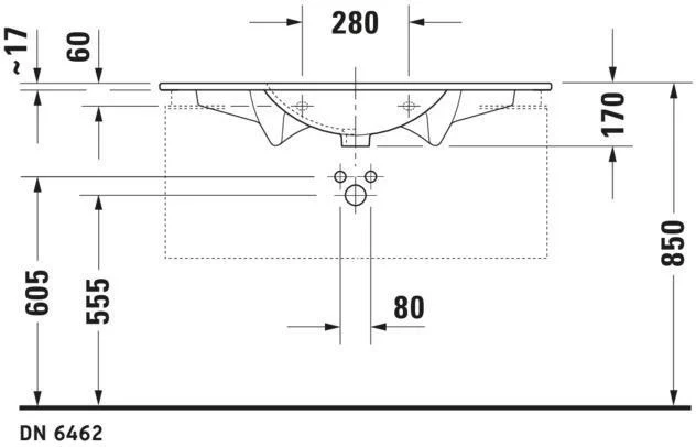 DURAVIT Möbelwaschtisch Darling New 1030 mm