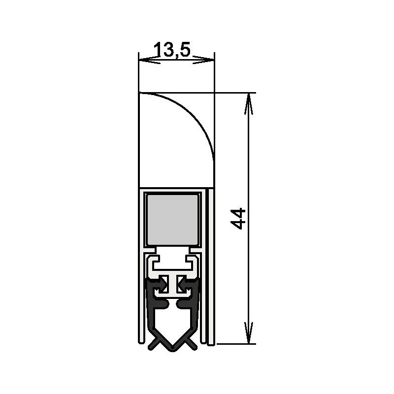 ATHMER Türdichtung Wind-Ex 1-311 1-seitig Länge 1110 mm ( 3327023012 )