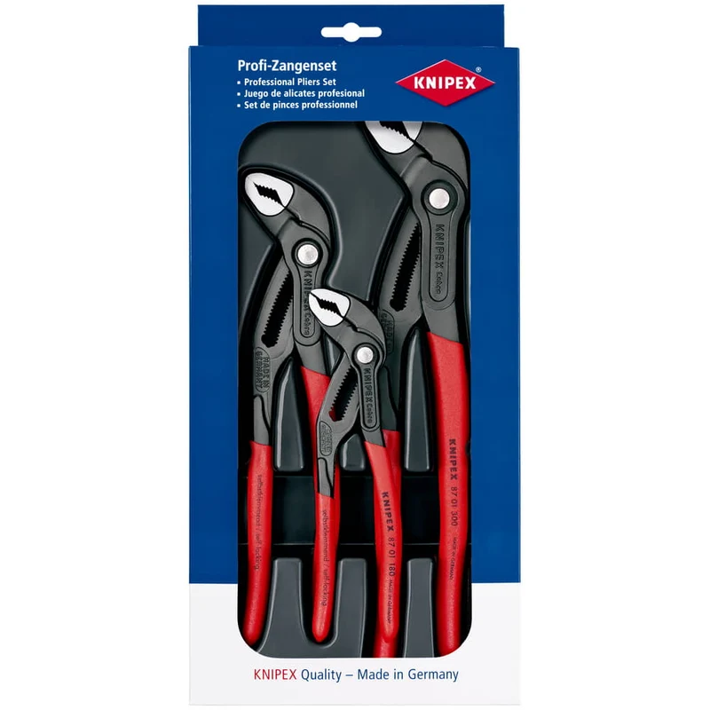 KNIPEX Zangensatz Cobra®-Paket Inhalt 3-teilig ( 4000795120 )